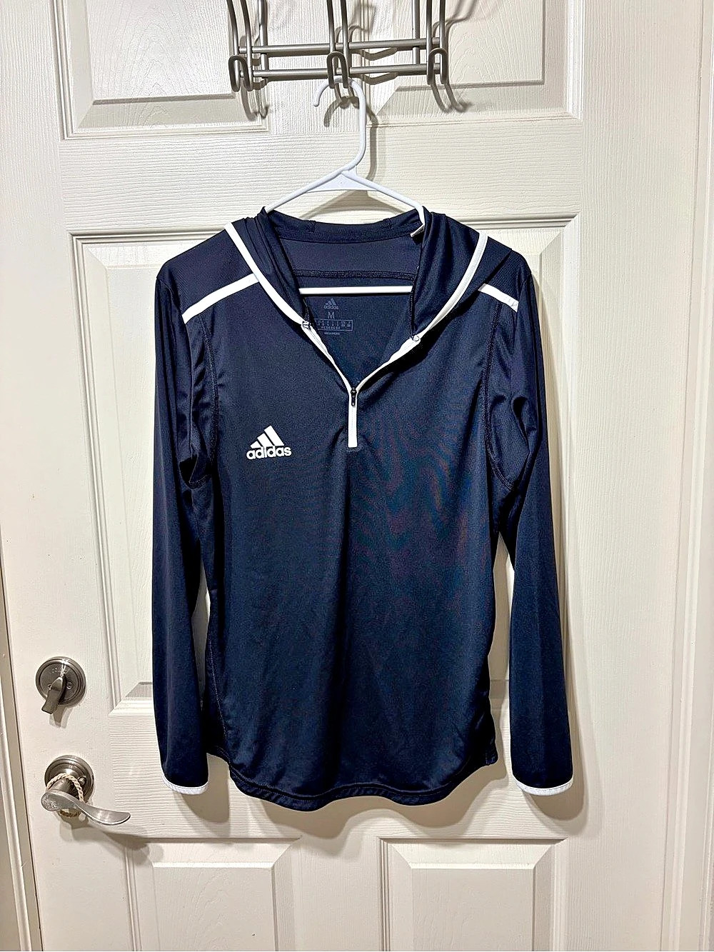 adidas Black & White Athletic Jersey Like New